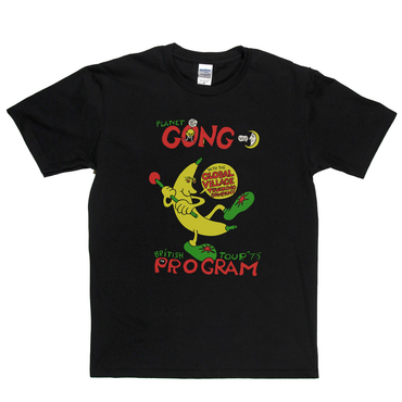 Planet Gong British Tour 75 Program T-Shirt