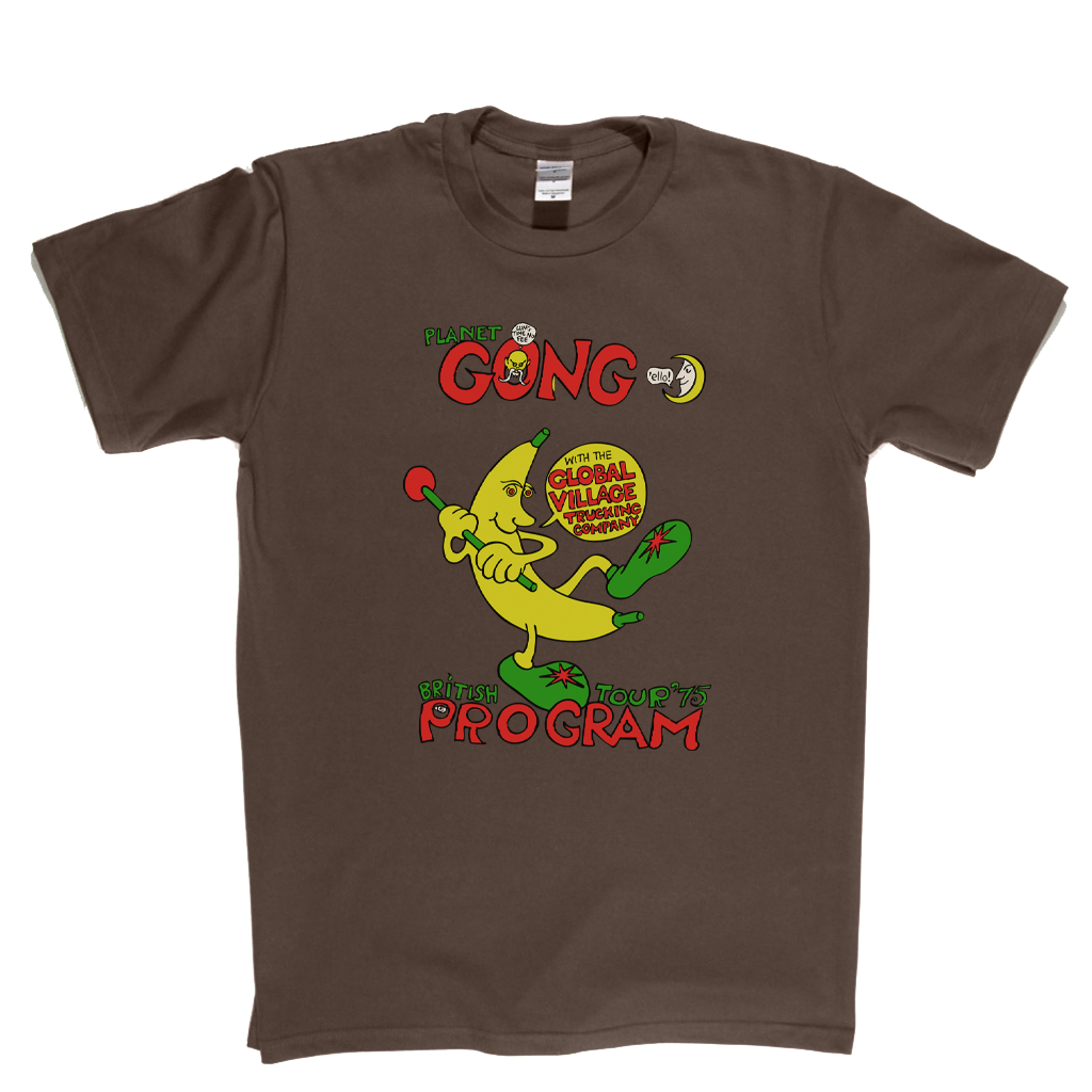 Planet Gong British Tour 75 Program T-Shirt