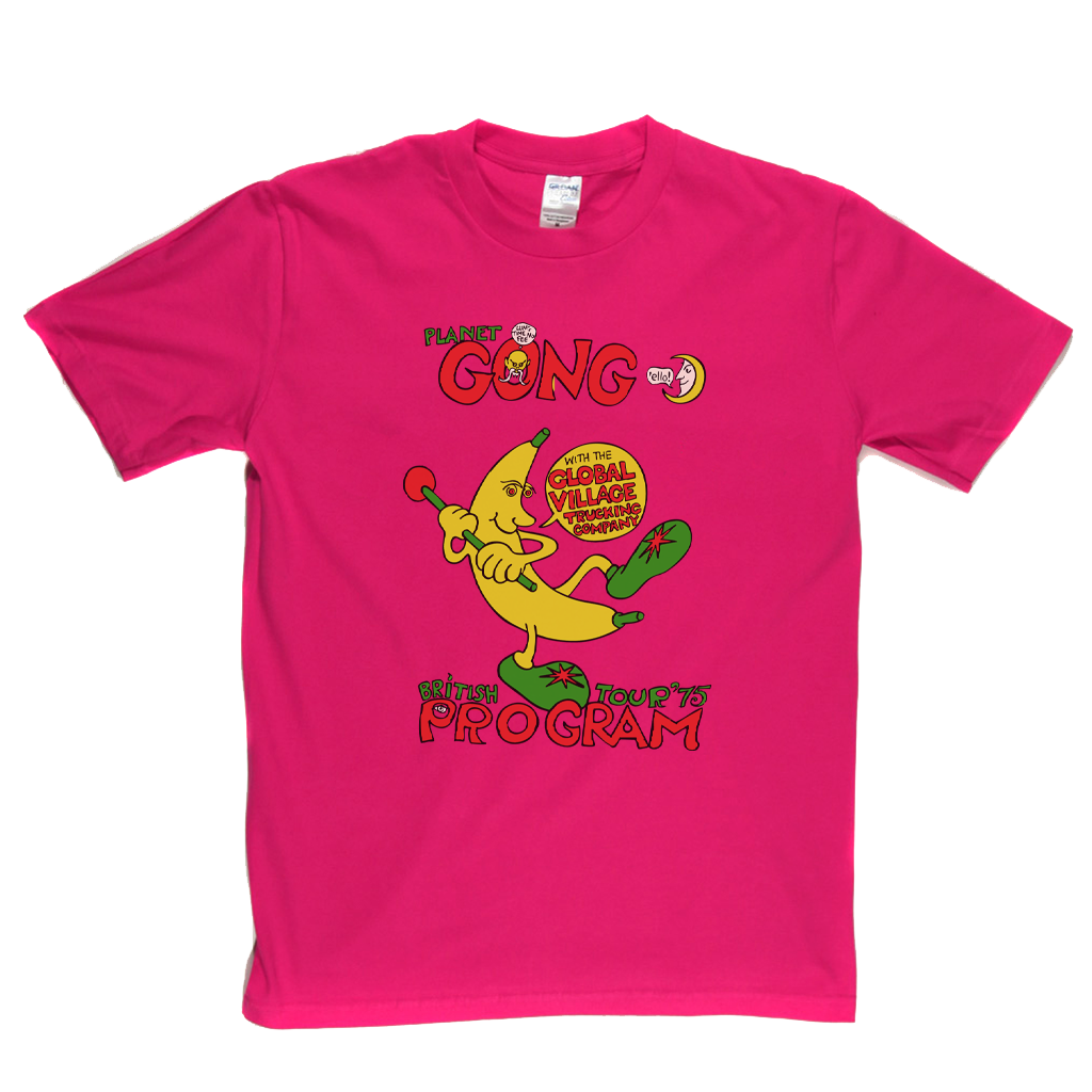 Planet Gong British Tour 75 Program T-Shirt