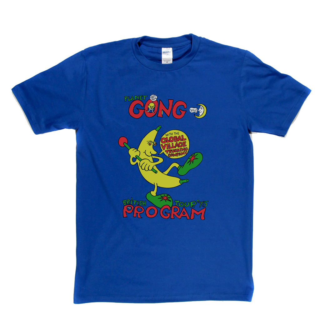 Planet Gong British Tour 75 Program T-Shirt