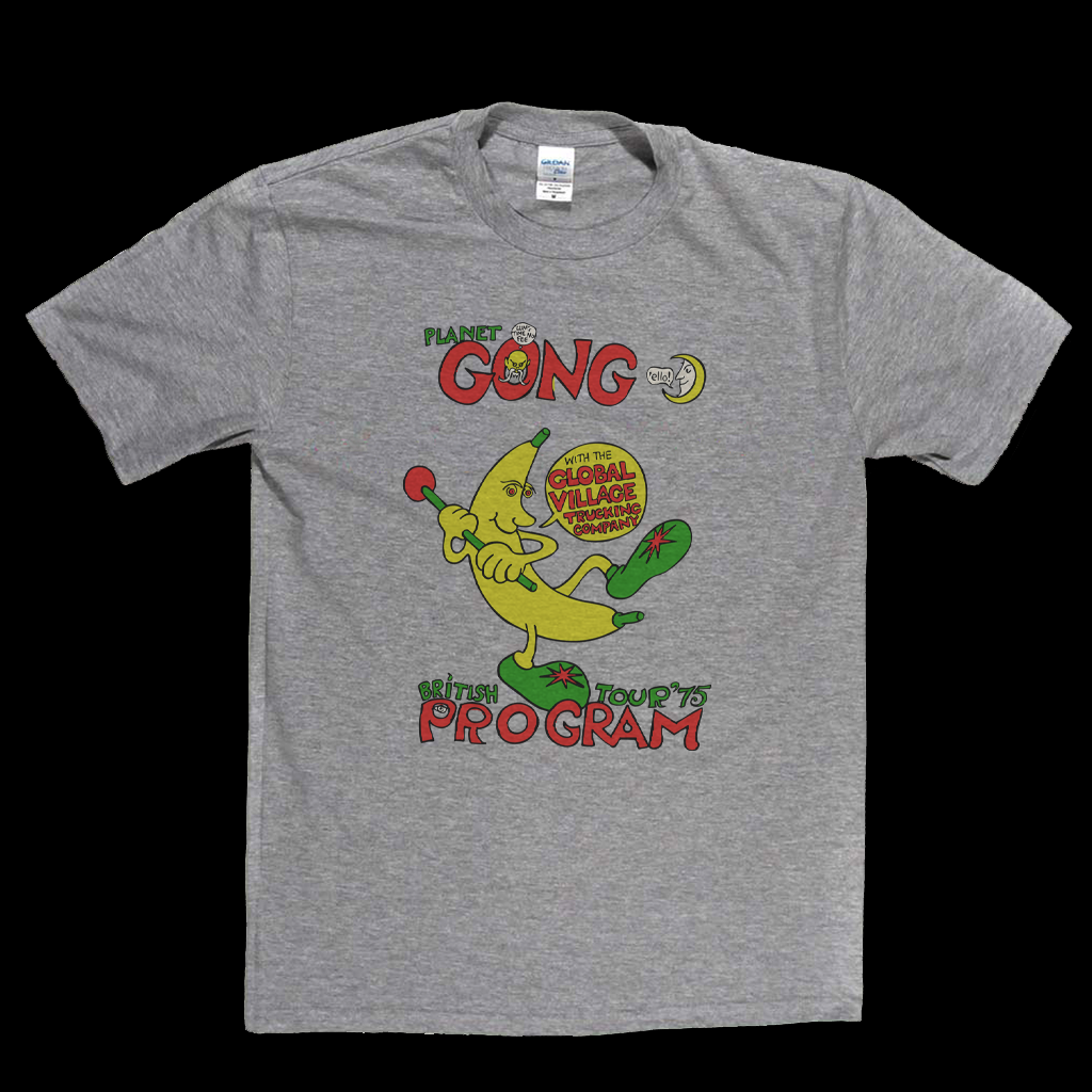 Planet Gong British Tour 75 Program T-Shirt