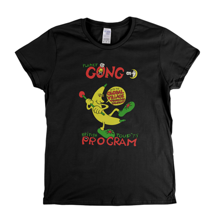 Planet Gong British Tour 75 Program Womens T-Shirt