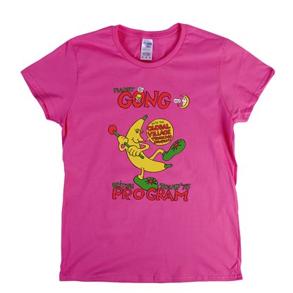 Planet Gong British Tour 75 Program Womens T-Shirt