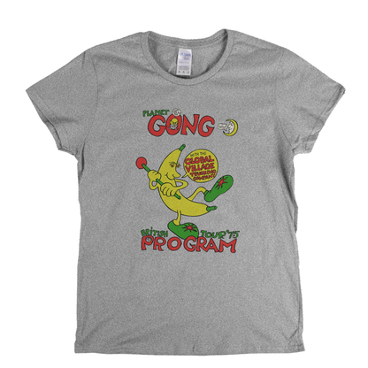 Planet Gong British Tour 75 Program Womens T-Shirt