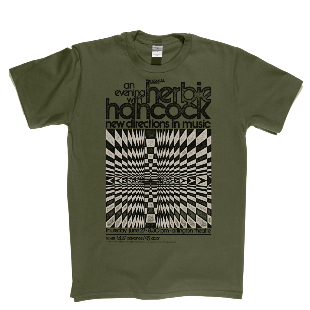 Herbie Hancock New Directions Poster T-Shirt