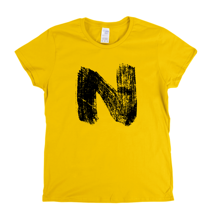 Letter N Womens T-Shirt