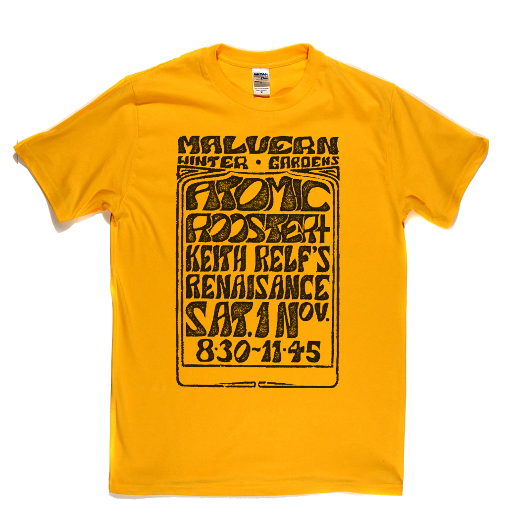 Atomic Rooster Malvern Winter Gardens Poster T-Shirt