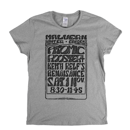 Atomic Rooster Malvern Winter Gardens Poster Womens T-Shirt