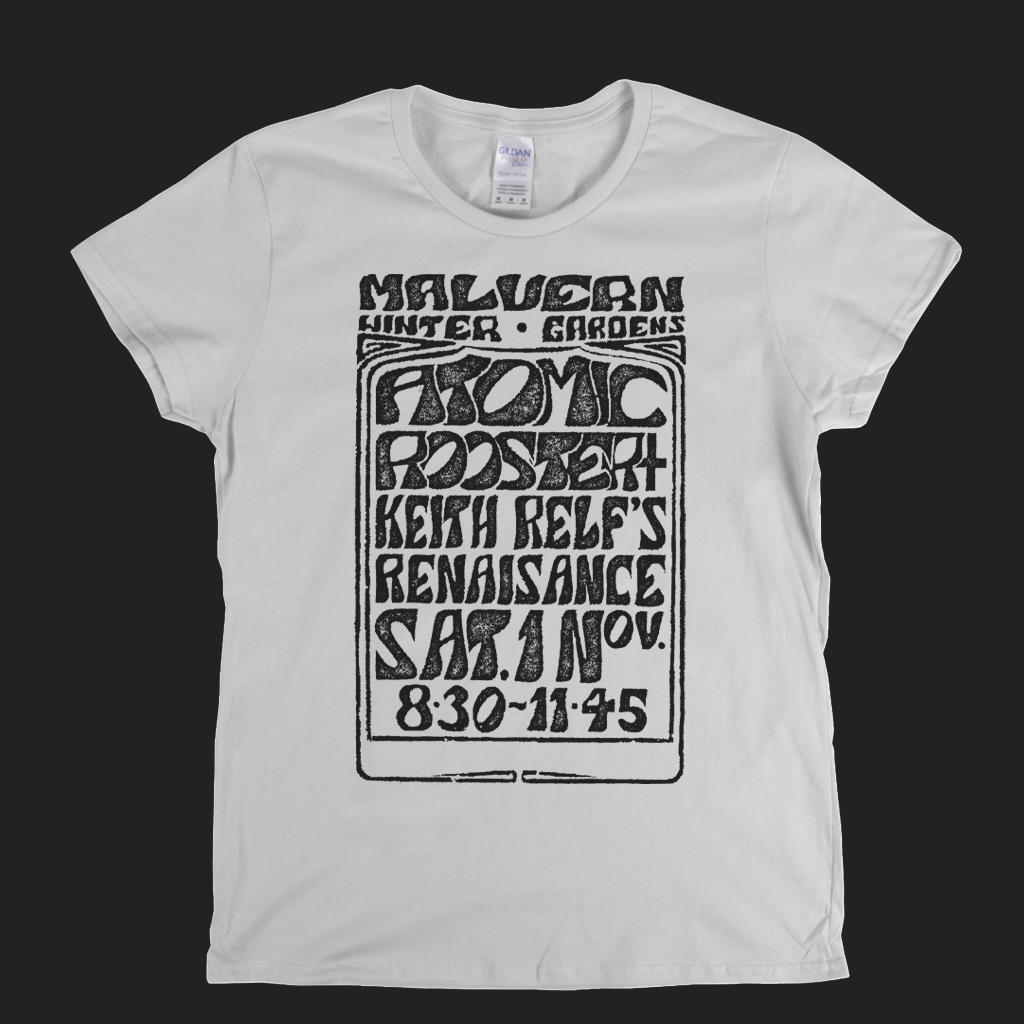 Atomic Rooster Malvern Winter Gardens Poster Womens T-Shirt