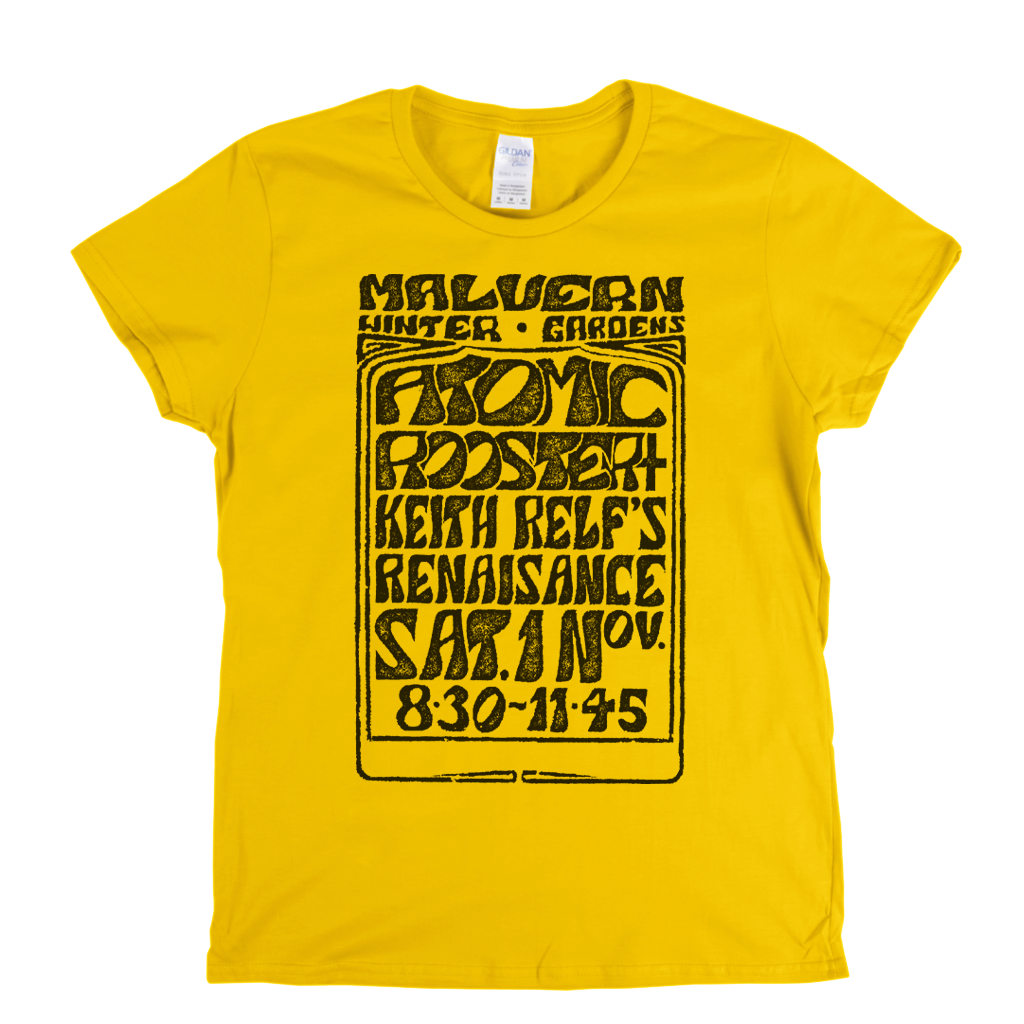 Atomic Rooster Malvern Winter Gardens Poster Womens T-Shirt