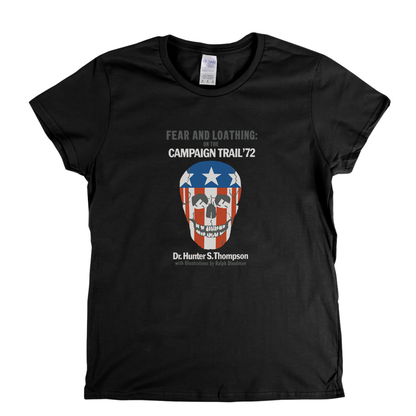 Hunter S Thompson Fear And Loathing Book Cover Womens T-Shirt