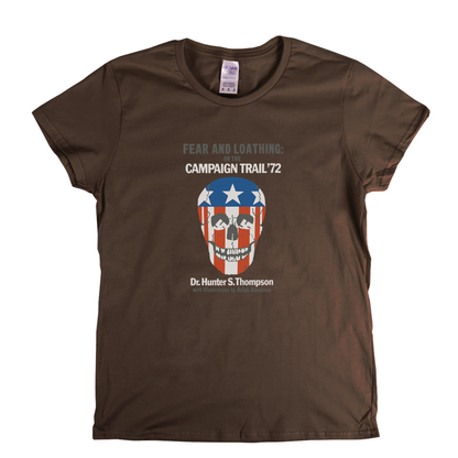 Hunter S Thompson Fear And Loathing Book Cover Womens T-Shirt