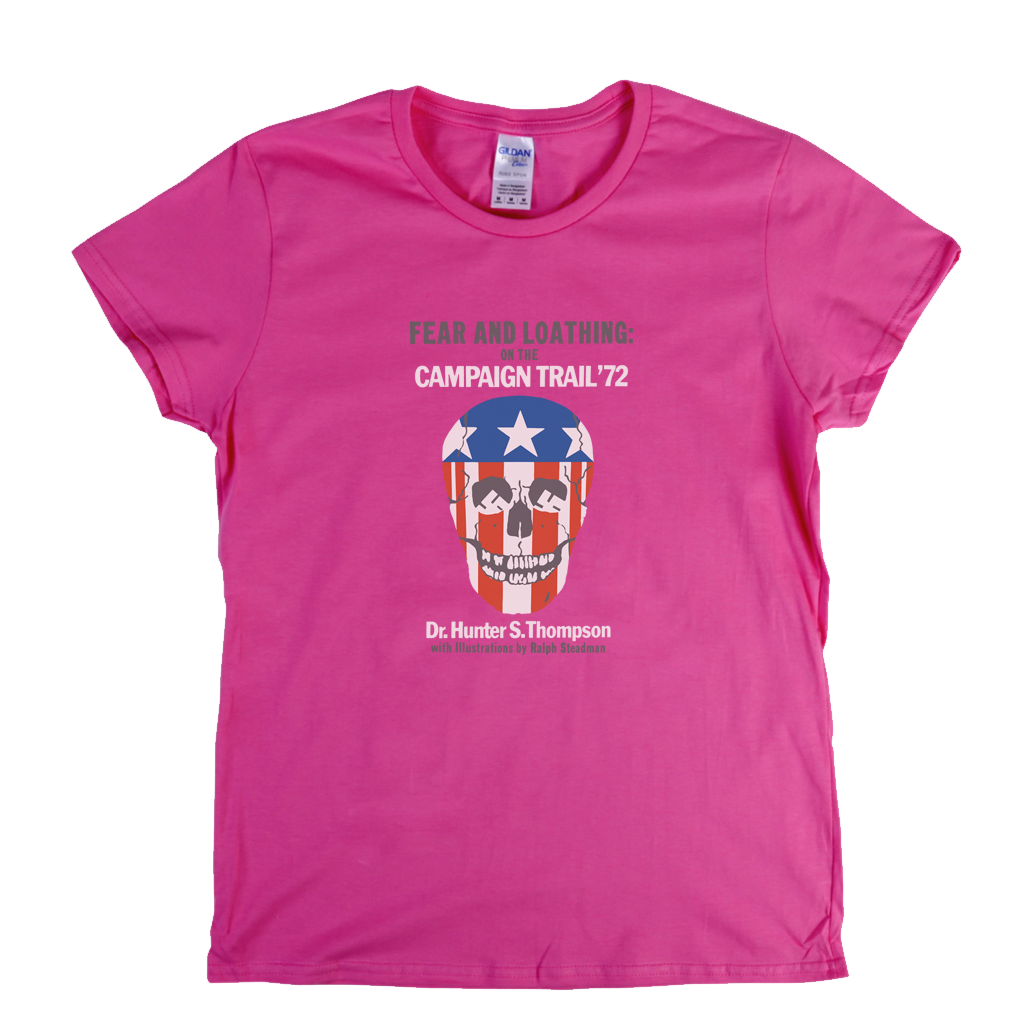 Hunter S Thompson Fear And Loathing Book Cover Womens T-Shirt