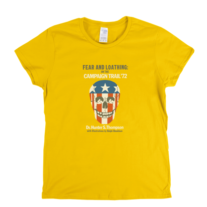 Hunter S Thompson Fear And Loathing Book Cover Womens T-Shirt