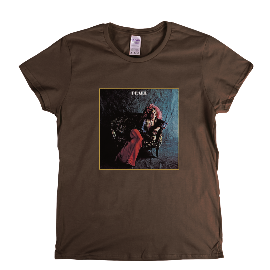 Janis Joplin Pearl Womens T-Shirt