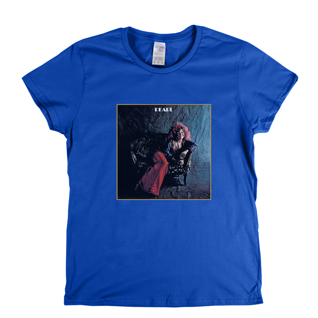 Janis Joplin Pearl Womens T-Shirt