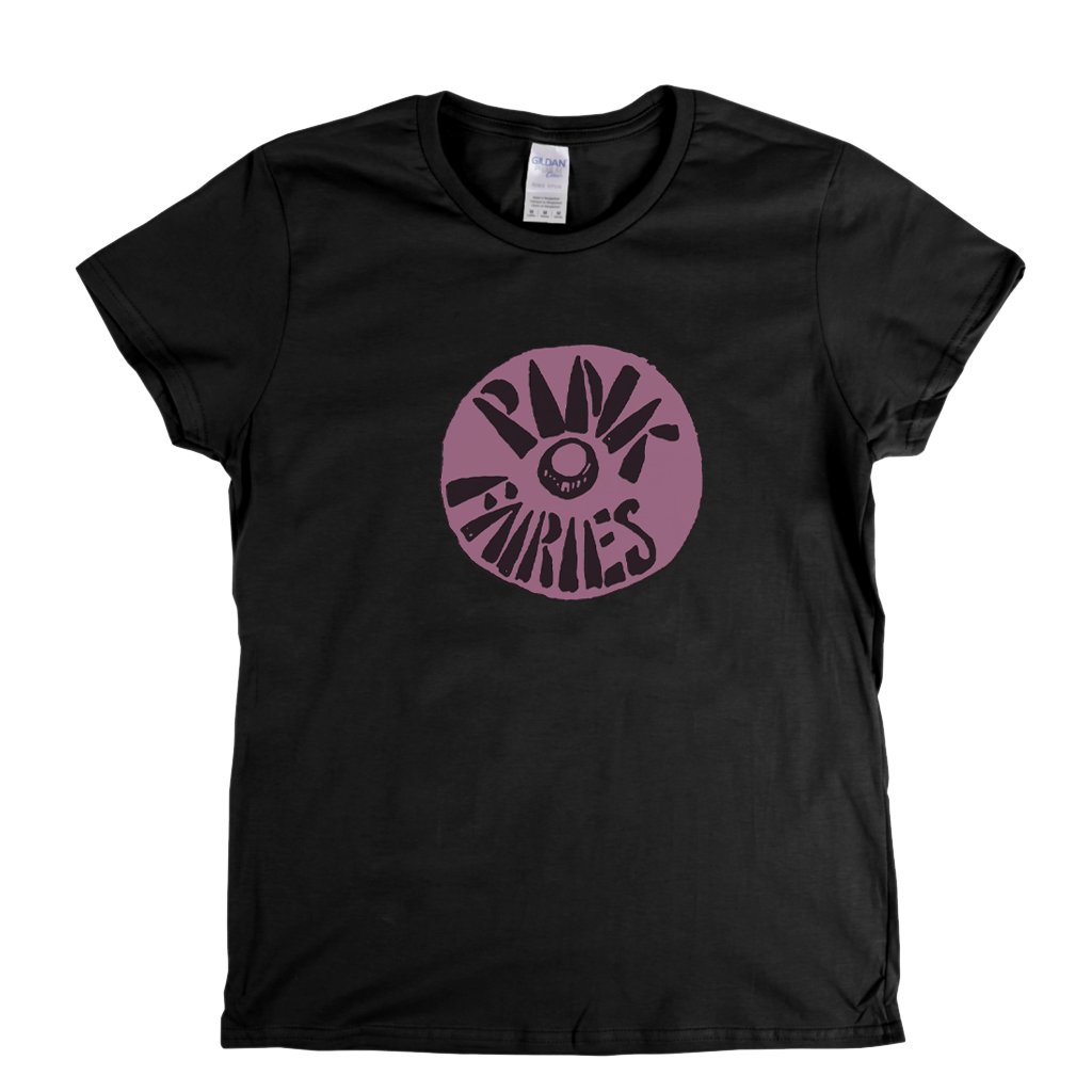 Pink Fairies Stamp Womens T-Shirt