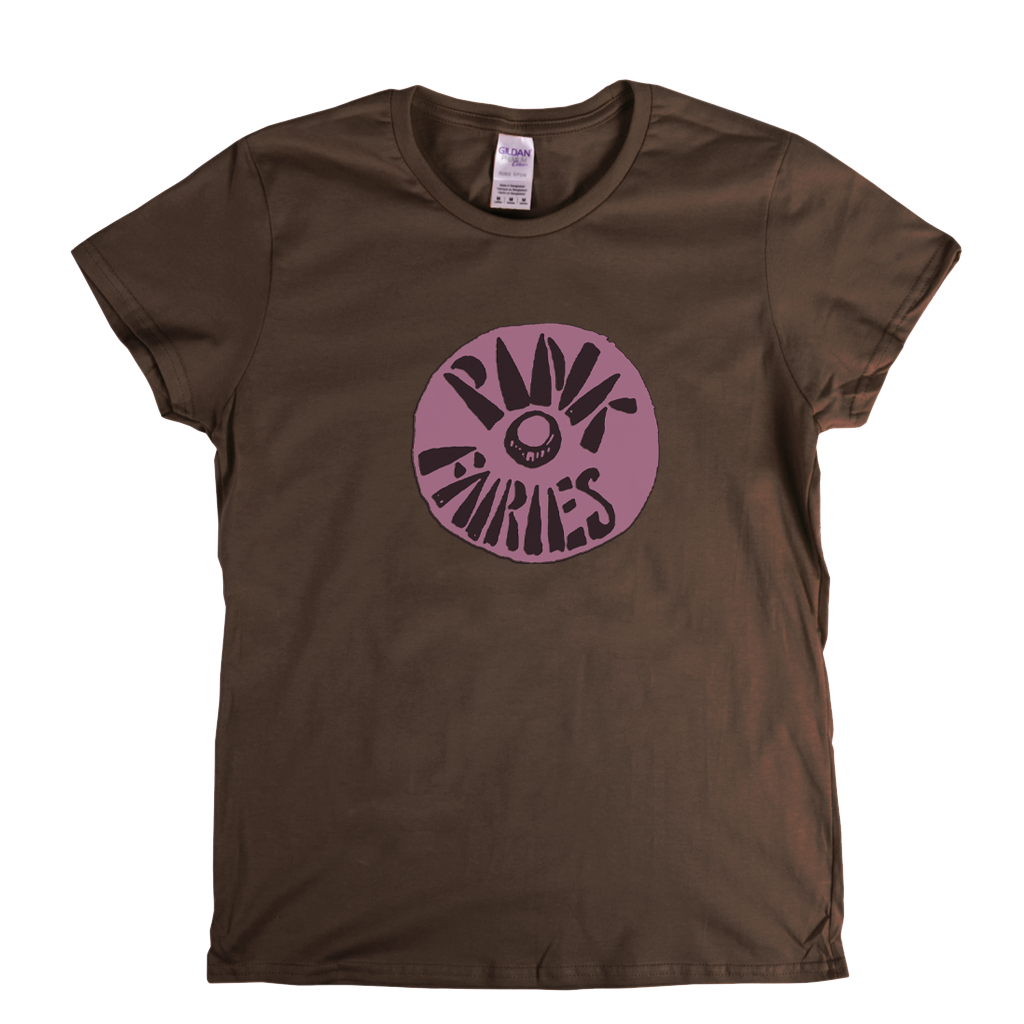 Pink Fairies Stamp Womens T-Shirt