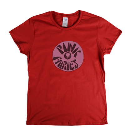 Pink Fairies Stamp Womens T-Shirt