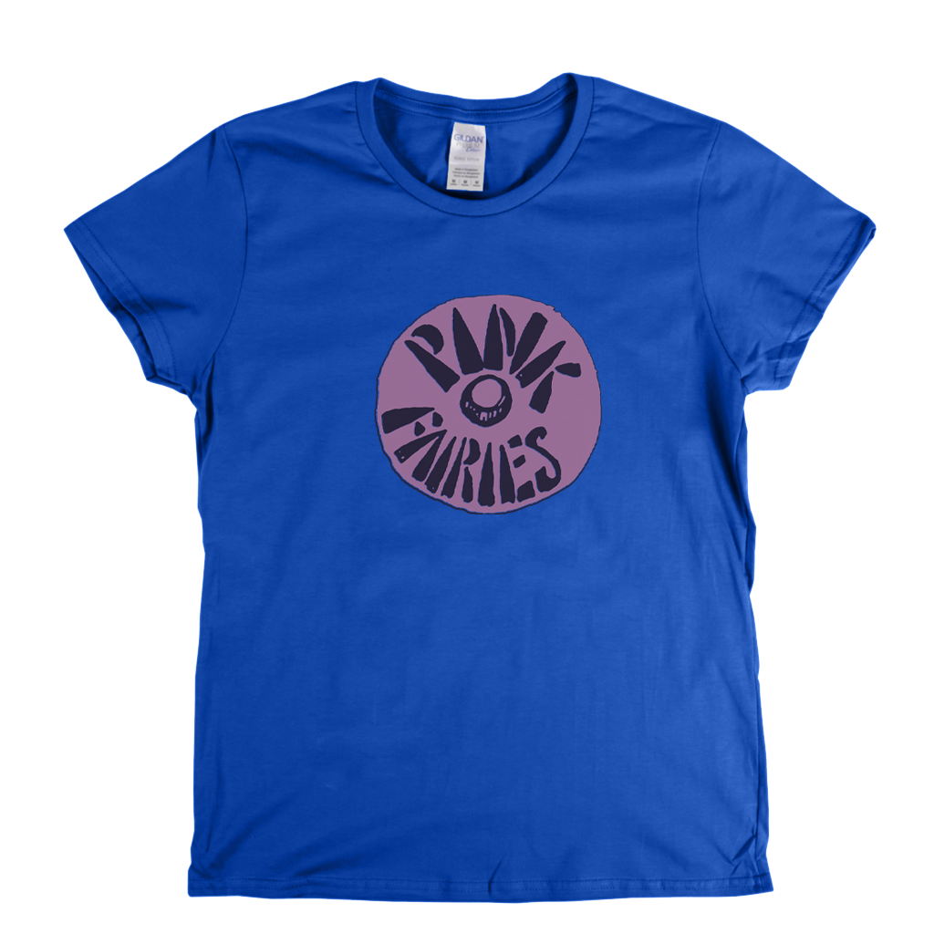 Pink Fairies Stamp Womens T-Shirt