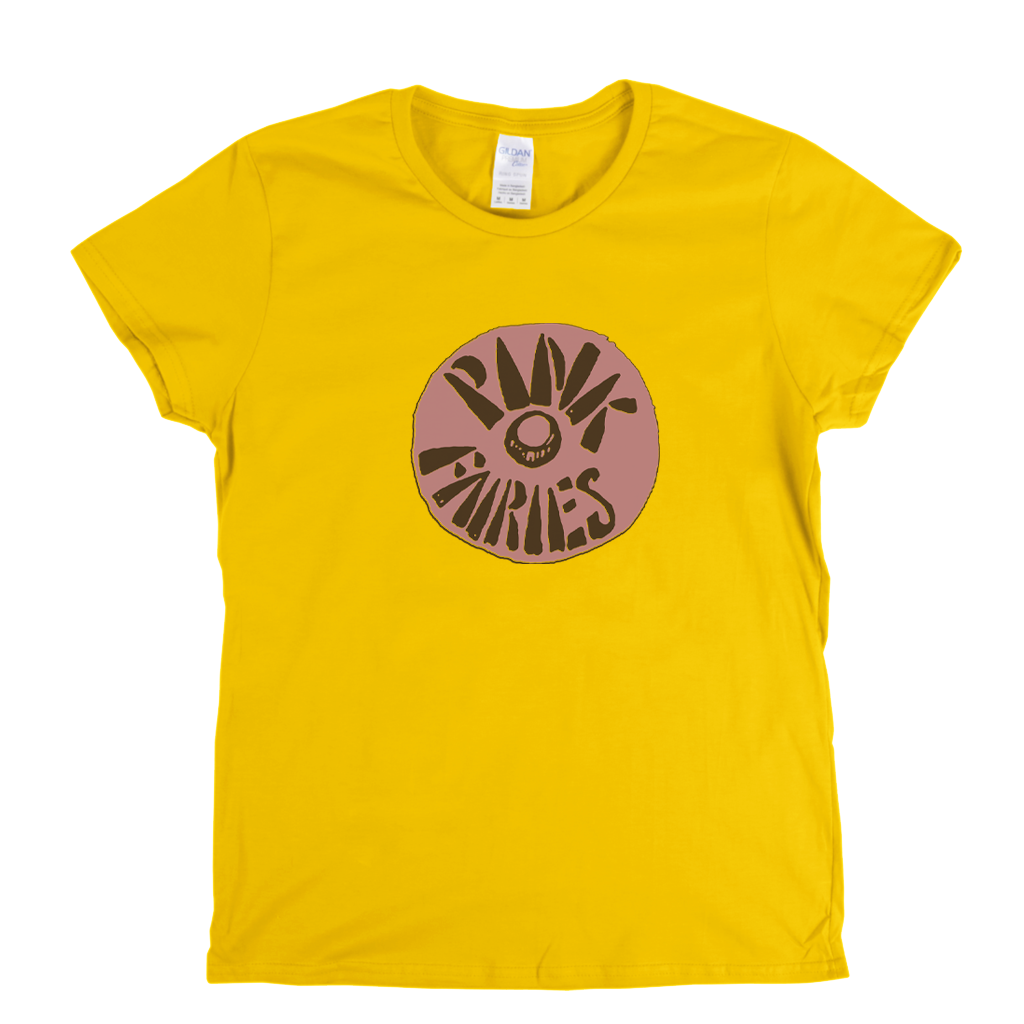 Pink Fairies Stamp Womens T-Shirt