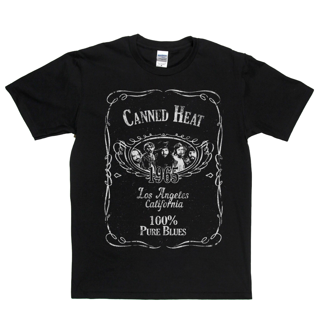 Canned Heat Liquor Label T-Shirt