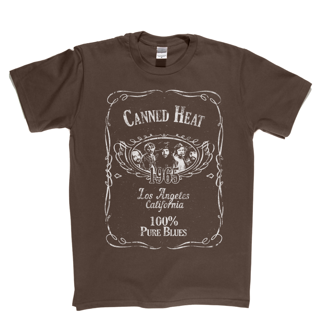 Canned Heat Liquor Label T-Shirt