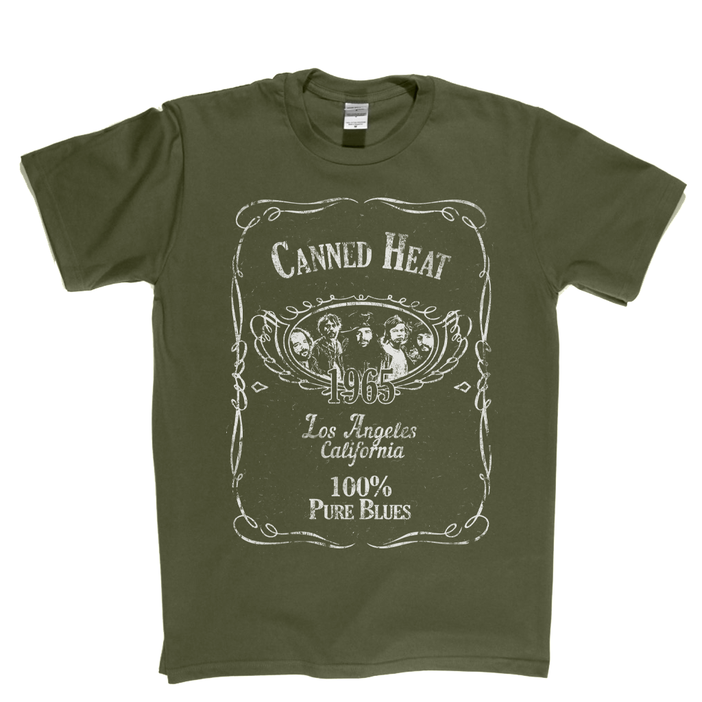 Canned Heat Liquor Label T-Shirt