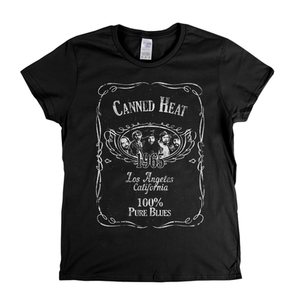 Canned Heat Liquor Label Womens T-Shirt