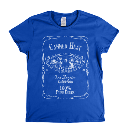 Canned Heat Liquor Label Womens T-Shirt