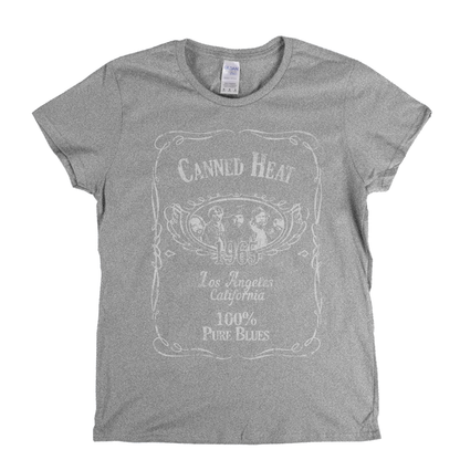 Canned Heat Liquor Label Womens T-Shirt