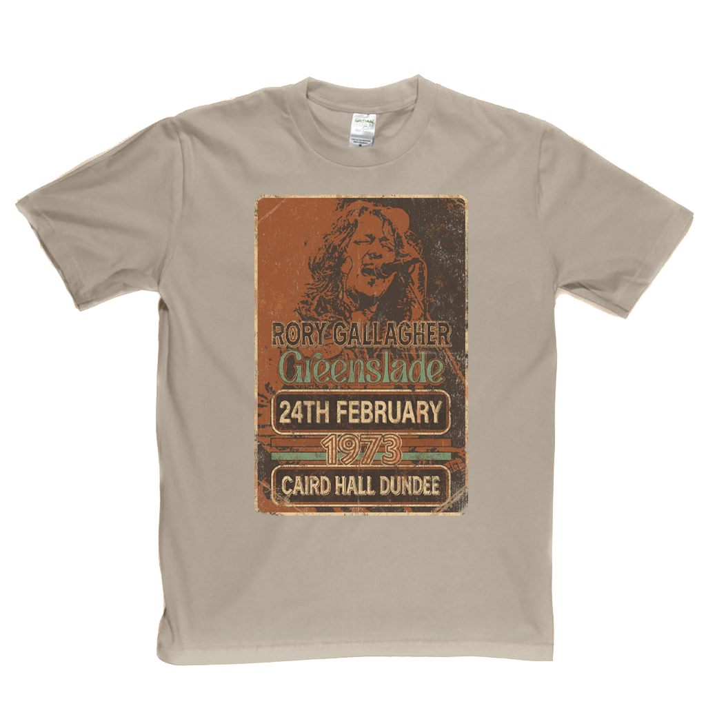 Rory Gallagher Greenslade 1973 Dundee T-Shirt