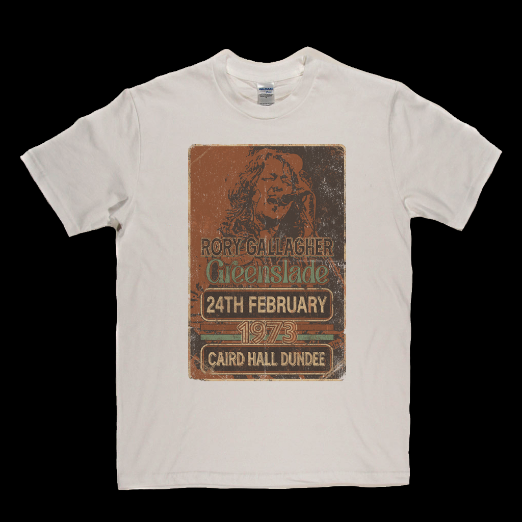 Rory Gallagher Greenslade 1973 Dundee T-Shirt