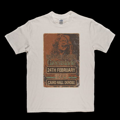 Rory Gallagher Greenslade 1973 Dundee T-Shirt