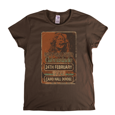 Rory Gallagher Greenslade 1973 Dundee Womens T-Shirt
