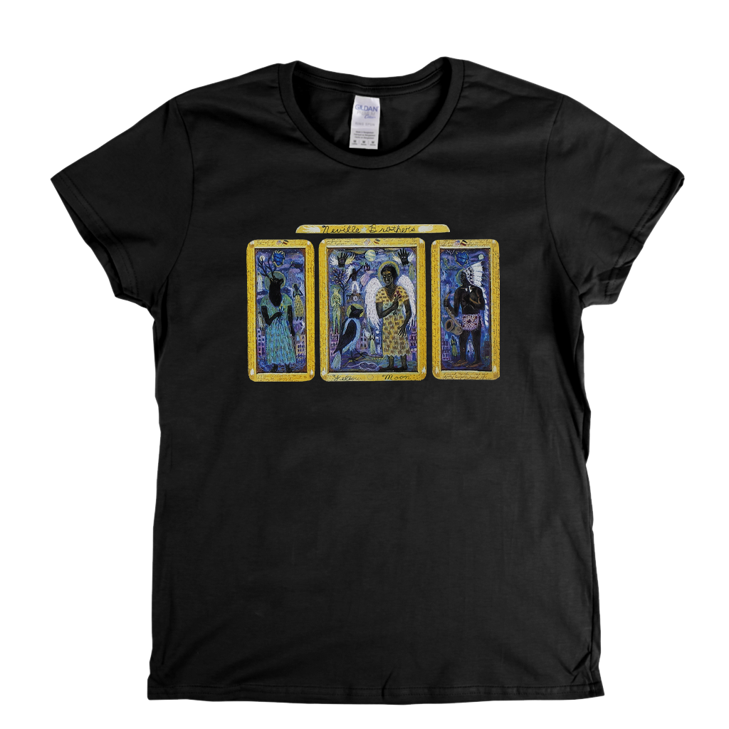 Neville Brothers Yellow Moon Womens T-Shirt