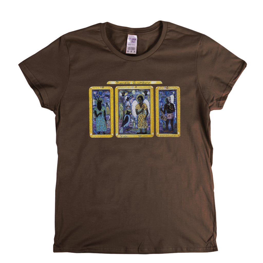 Neville Brothers Yellow Moon Womens T-Shirt