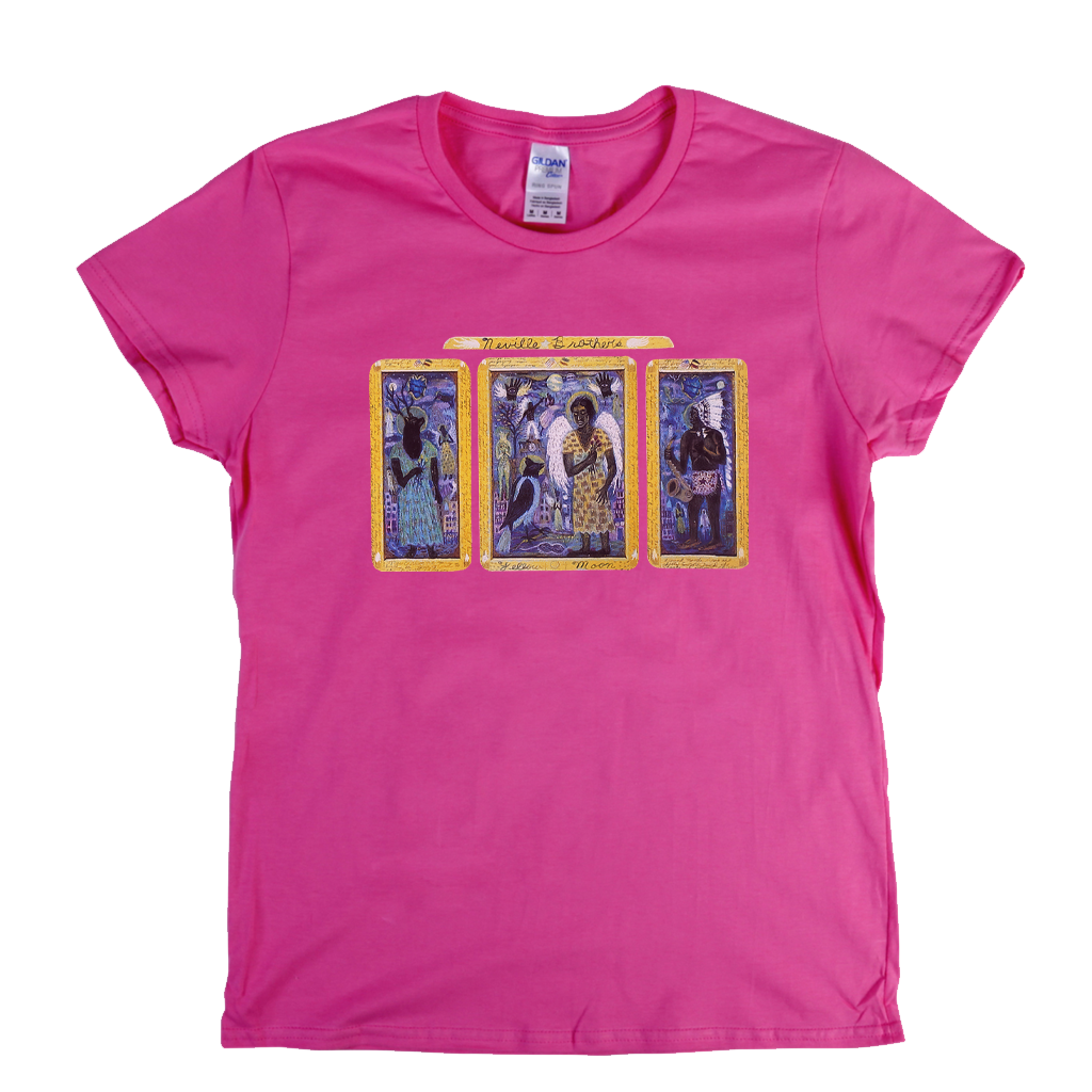 Neville Brothers Yellow Moon Womens T-Shirt