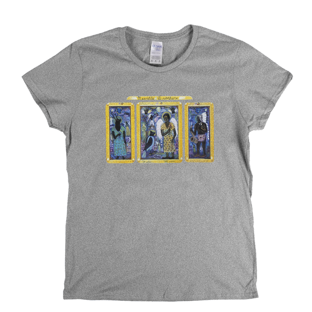 Neville Brothers Yellow Moon Womens T-Shirt