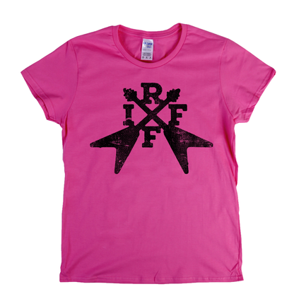 Riff Crossed Flying Vs Womens T-Shirt
