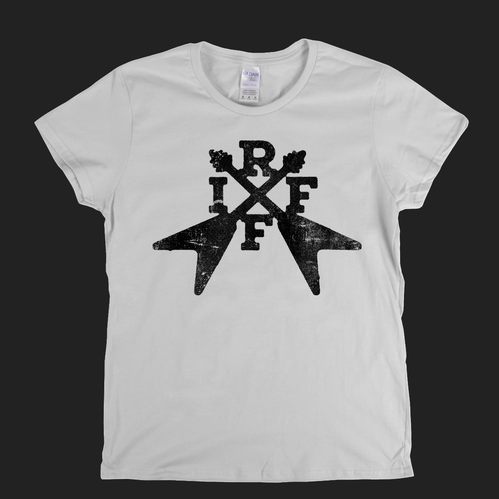 Riff Crossed Flying Vs Womens T-Shirt