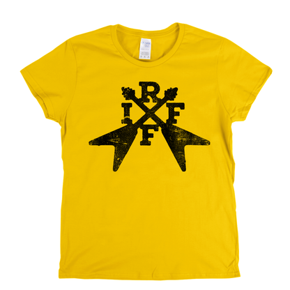 Riff Crossed Flying Vs Womens T-Shirt