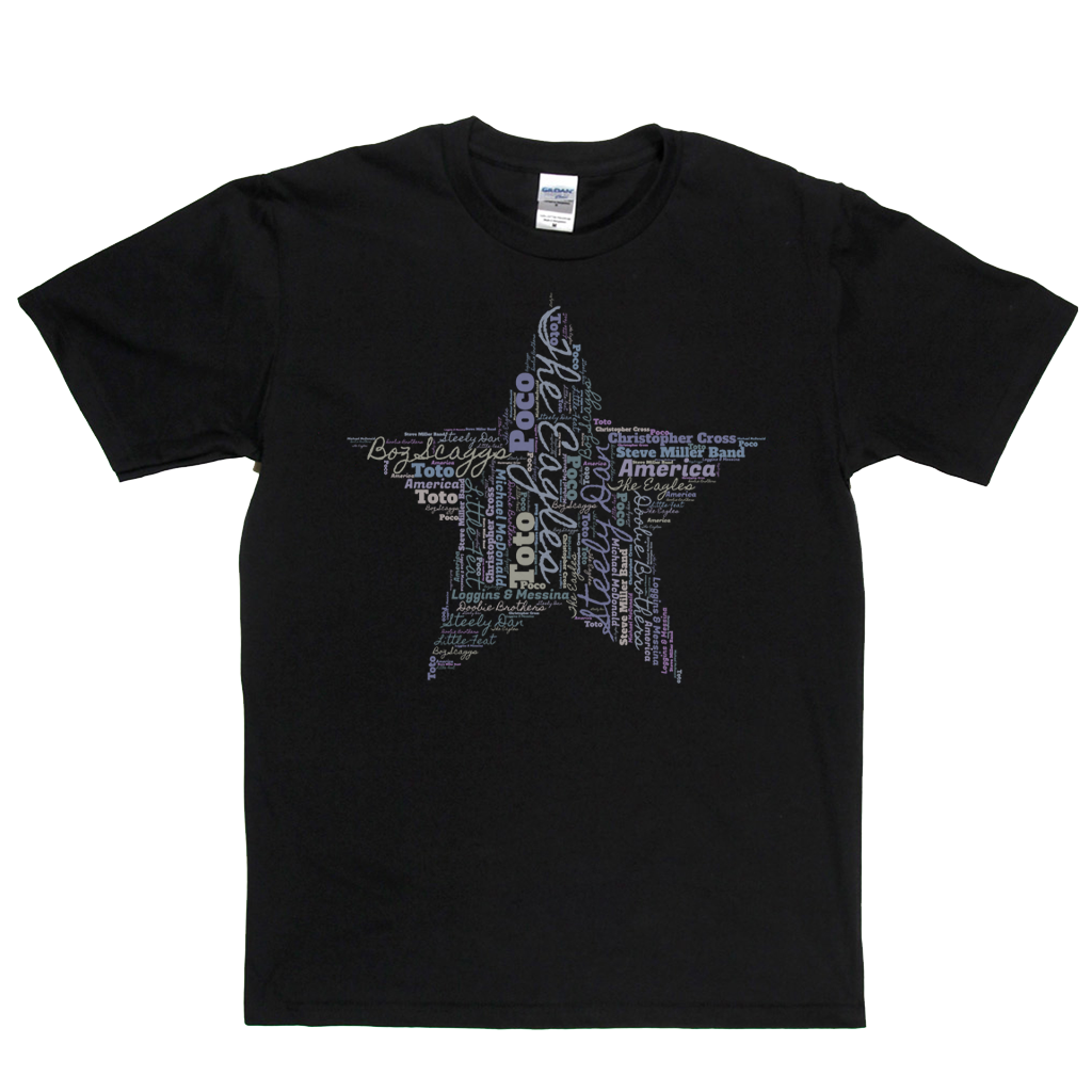 Rock Star Wordcloud T-Shirt