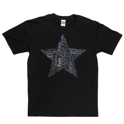 Rock Star Wordcloud T-Shirt