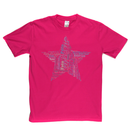 Rock Star Wordcloud T-Shirt