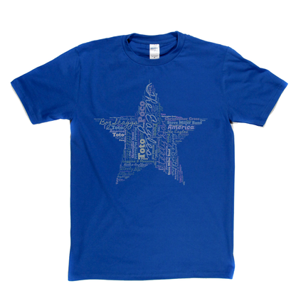 Rock Star Wordcloud T-Shirt