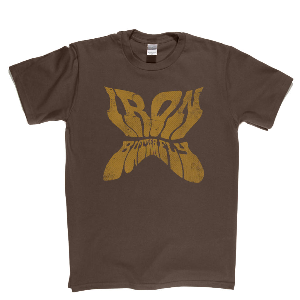 Iron Butterfly Shaped Text T-Shirt