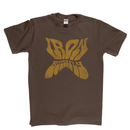 Iron Butterfly Shaped Text T-Shirt