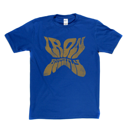 Iron Butterfly Shaped Text T-Shirt