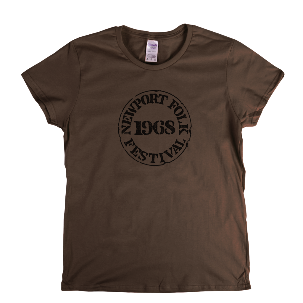 Newport Folk Festival 1968 Womens T-Shirt